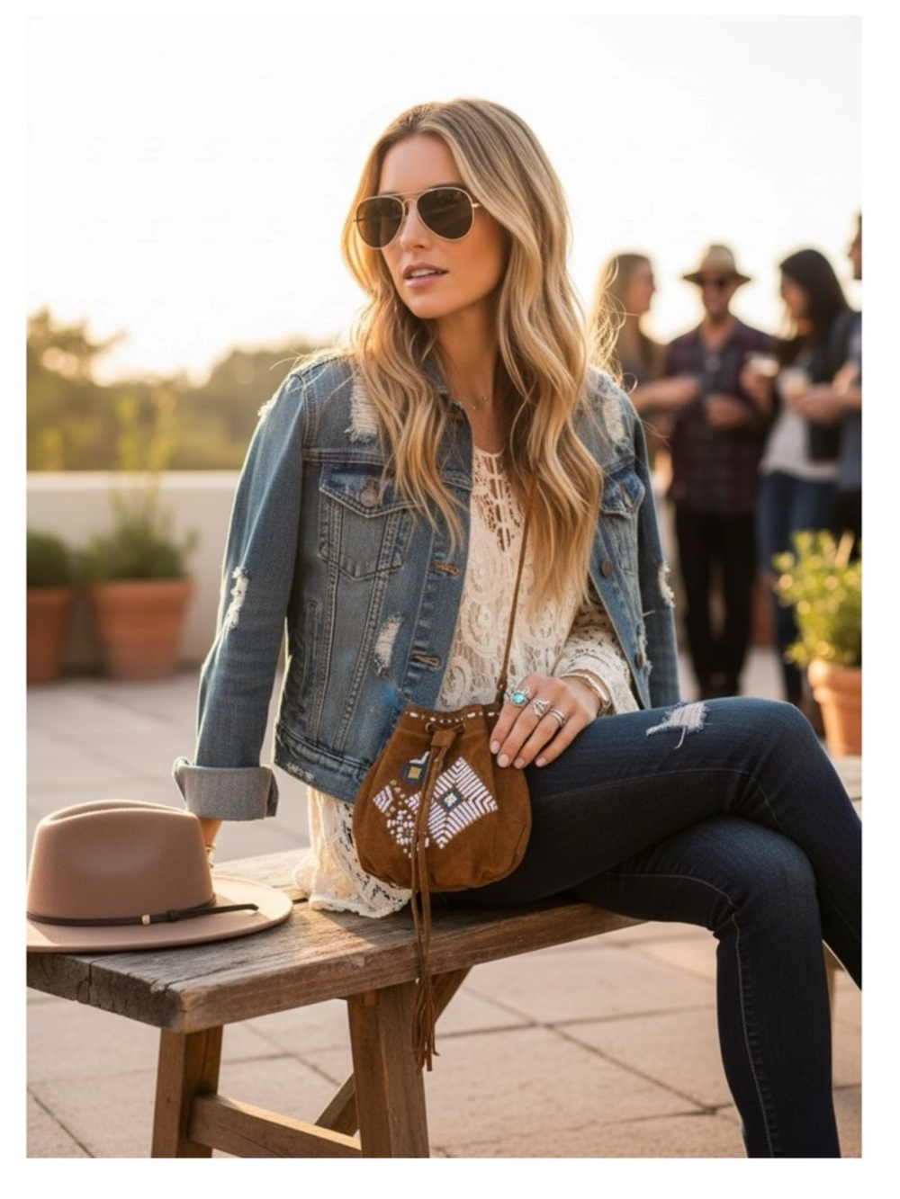 VHTF: new Tylie Malibu ꧁ Whipstitch Medicine Crossbody Bag ꧂ Chocolate Suede